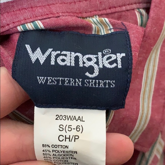 Kids Wrangler shirt size S (5-6) - Picture 2 of 2